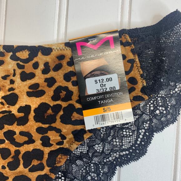 NWT Maidenform Tanga Leopard Sz Small 5 - Picture 4 of 5